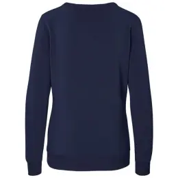 Ladies Quinn Crew Neck Sweater Navy Back